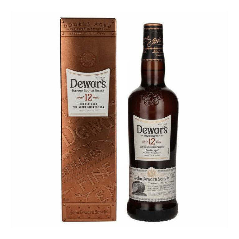 WHISKY DEWAR'S -AGED 12YEARS-70CL (1 pz) THE ANCESTOR BLENDED SCOTCH -ASTUCCIATO